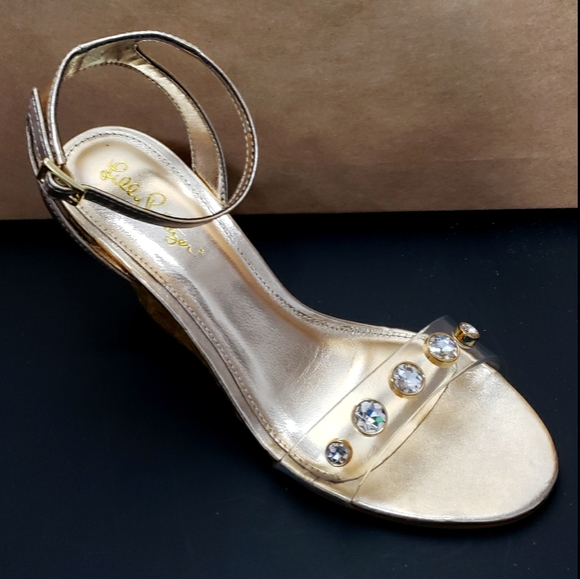 Lilly Pulitzer Natasha Wedges - Picture 1 of 3